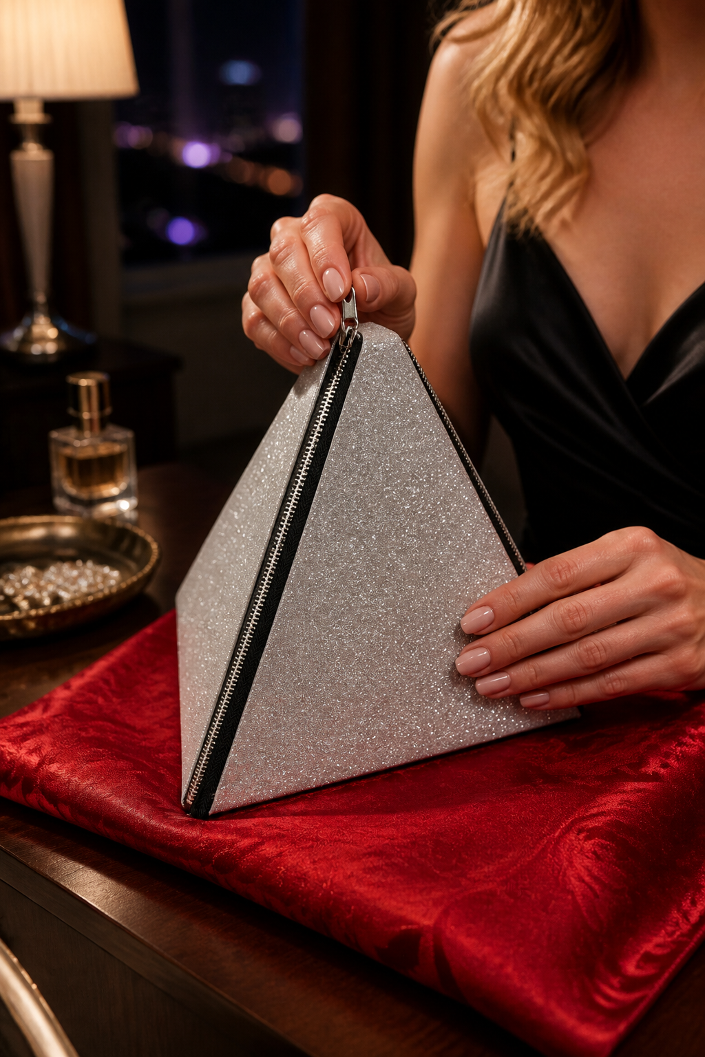 Beauty Silver Dream – Pyramiden-Geschenkbox mit 5 Beauty-Überraschungen